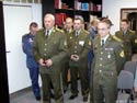Hlavní funkcionári veliteľstva v pastoračnej miestnosti pri spomienke na zosnulého pápaža Jána Pavla II