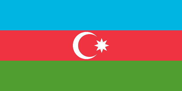 vlajka Azerbajdžan