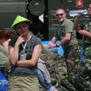 Vojaci na festivale Pohoda 2008