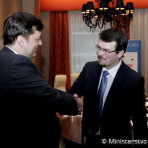 rozlúčka Róberta Ondrejcsáka a Draška Jovanoviča