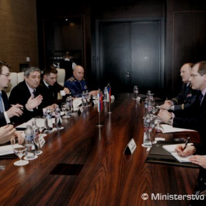 počas spoločného rokovania slovenskej a českej delegácie