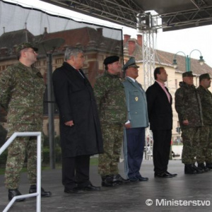 Prezident Slovenskej republiky zapožičal bojovú zástavu prešovskej brigáde
