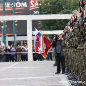 Prezident Slovenskej republiky zapožičal bojovú zástavu prešovskej brigáde