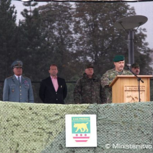 Prezident Slovenskej republiky zapožičal bojovú zástavu prešovskej brigáde