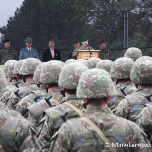 Prezident Slovenskej republiky zapožičal bojovú zástavu prešovskej brigáde