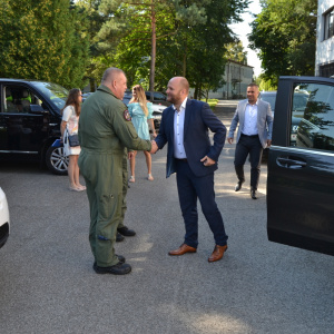 privítanie ministra obrany