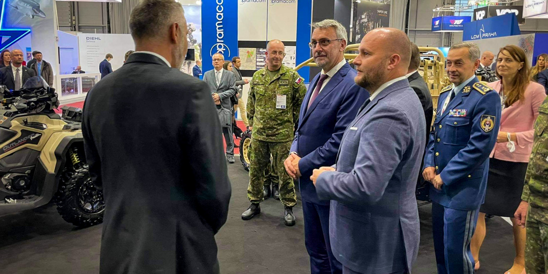 minister obrany J. Naď na IDET 2021 (1)