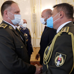 Vymenovanie a povýšenie generálov prezidentkou SR Zuzanou Čaputovou (2)