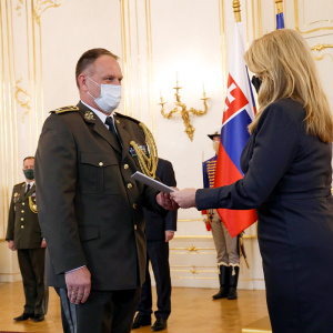 Vymenovanie a povýšenie generálov prezidentkou SR Zuzanou Čaputovou (6)
