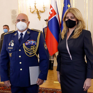 Vymenovanie a povýšenie generálov prezidentkou SR Zuzanou Čaputovou (9)