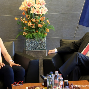 Minister Gajdoš ocenil športové úspechy Petry Vlhovej a poďakoval jej za výbornú reprezentáciu