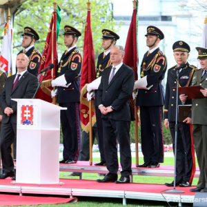 P. Gajdoš: Za vojenské útvary, ktorým boli prepožičané bojové zástavy, hovoria ich výsledky