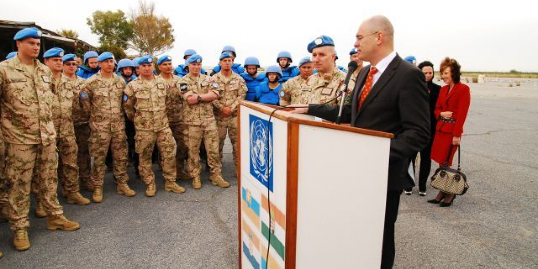 Predseda parlamentu navštívil vojakov na Cypre