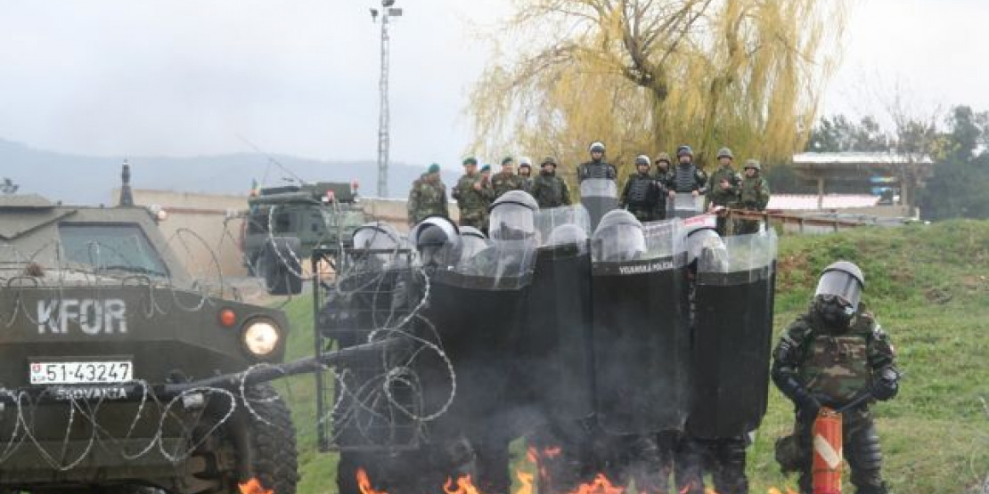 KFOR: Neočakávané cvičenie počas návštevy zvládnuté