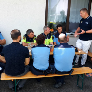 Stretnutie a rozhovory s prislusnikmi slovinskej policie