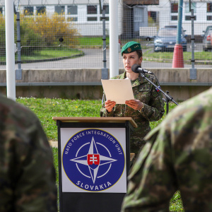 kpt. Blehová z NFIU SVK