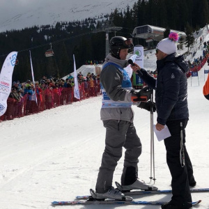 S Veronikou Velez-Zuzulovou si na rozlúčku zalyžoval aj minister Gajdoš
