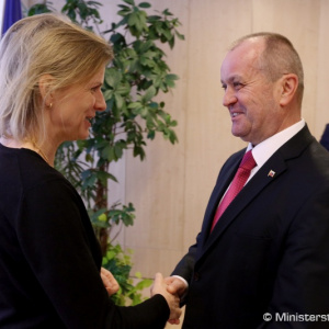 Minister Gajdoš rokoval so švédskou veľvyslankyňou H. Eduardsovou