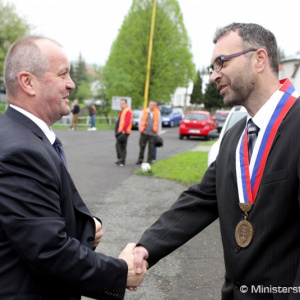 Minister Gajdoš si pripomenul Deň víťazstva nad fašizmom v prvej oslobodenej obci Kalinov