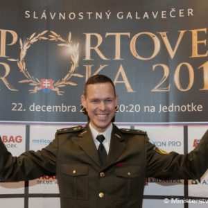Nadporučík Matej Tóth je športovcom roka 2016