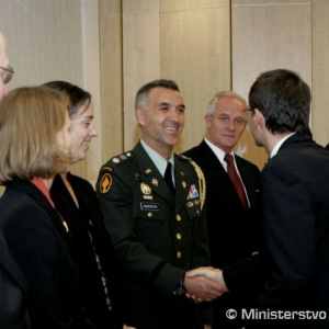 Zvítanie sa s členmi delegácie
