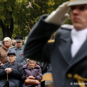 Predstavitelia rezortu obrany si uctili Deň vojnových veteránov v Bratislave 