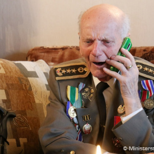 Minister Gajdoš zablahoželal generálovi Husákovi k 93. narodeninám