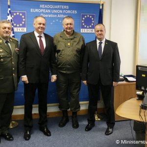 Slovenská delegácia navštívila vojakov v operácii EUFOR ALTHEA