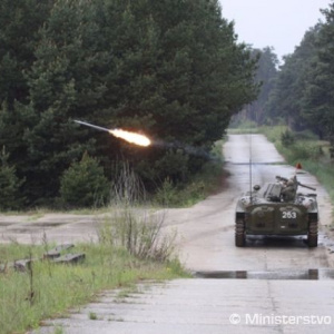 Bojové streľby PLRK S-2M na Záhorí