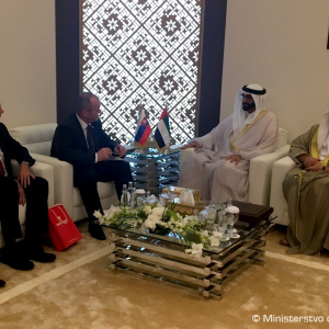 Minister P. Gajdoš rokoval v Abú Dhabí s čelnými predstaviteľmi Spojených arabských emirátov
