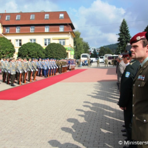 Oslavy Dňa ozbrojených síl SR v Brezovej pod Bradlom