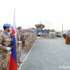 Slovenská delegácia na čele s predsedom NR SR Andrejom Dankom navštívila našich vojakov v misii UNFICYP