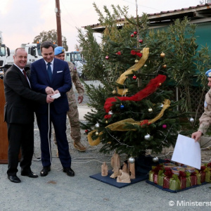 Slovenská delegácia na čele s predsedom NR SR Andrejom Dankom navštívila našich vojakov v misii UNFICYP