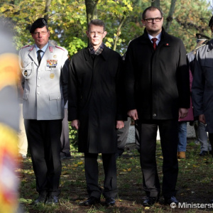 Štátny tajomník rezortu obrany M. Saloň si uctil pamiatku padlých v prvej svetovej vojne