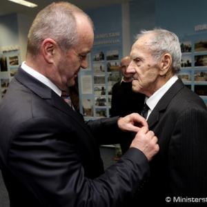 František Predajňa sa stal vojnovým veteránom vo svojich 90-tich rokoch 