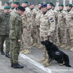 Slávnostná rozlúčka s príslušníkmi OS SR odchádzajúcimi do operácie ISAF v Afganistane