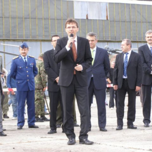 Minister obrany Ľubomír Galko na Dni ozbrojených síl a záchranných zložiek v Piešťanoch