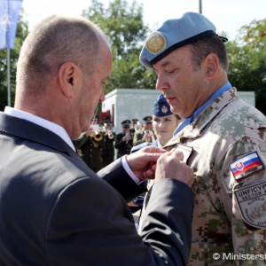 Minister Gajdoš privítal v Nitre vojakov po návrate z Cypru a Mali