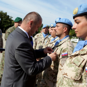 Minister Gajdoš privítal v Nitre vojakov po návrate z Cypru a Mali