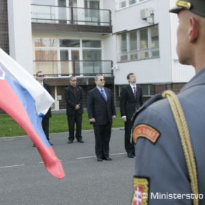 Na počesť návštevy Ehuda Baraka zaznela izraelská a slovenská hymna