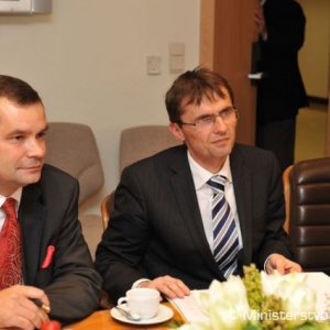 Minister obrany SR Ľubomír Galko a veľvyslanec SR pri NATO František Kašický
