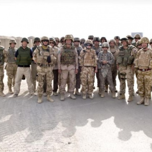 Slávnostné otvorenie novej vstupnej brány (ECP 5) v Kandaháre