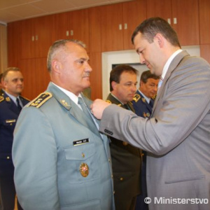 Stretnutie s generalitou a vyznamenávanie