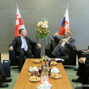Minister P. Gajdoš rokoval s gruzínskym ministrom pre európsku a euroatlantickú integráciu V. Dolidzem
