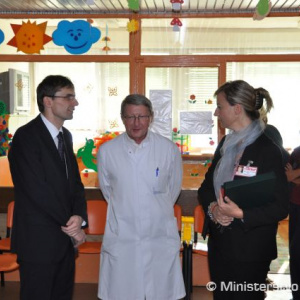 Minister Galko na neurologickom oddelení