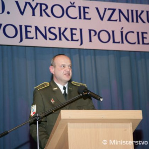 Riaditeľ Vojenskej polície plk. Jaroslav Hamár
