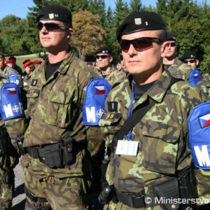 Českí príslušníci práporu vojenskej polície