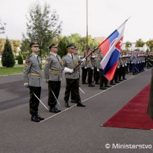 Slávnostné prevzatie funkcie zástupcu náčelníka generálneho štábu za účasti ministra Galka