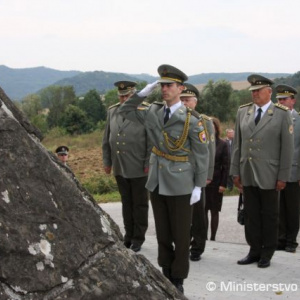 Pietneho aktu sa zúčastnili aj zástupcovia Klubu generálov Slovenskej republiky