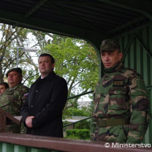 Minister obrany v 13. mechanizovanom prápore